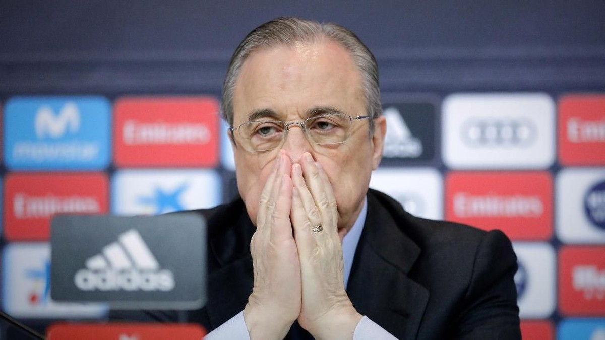 Presiden Real Madrid, Florentino Perez, pulih dari COVID-19. (Foto: Gonzalo Arroyo Moreno / Getty Images)