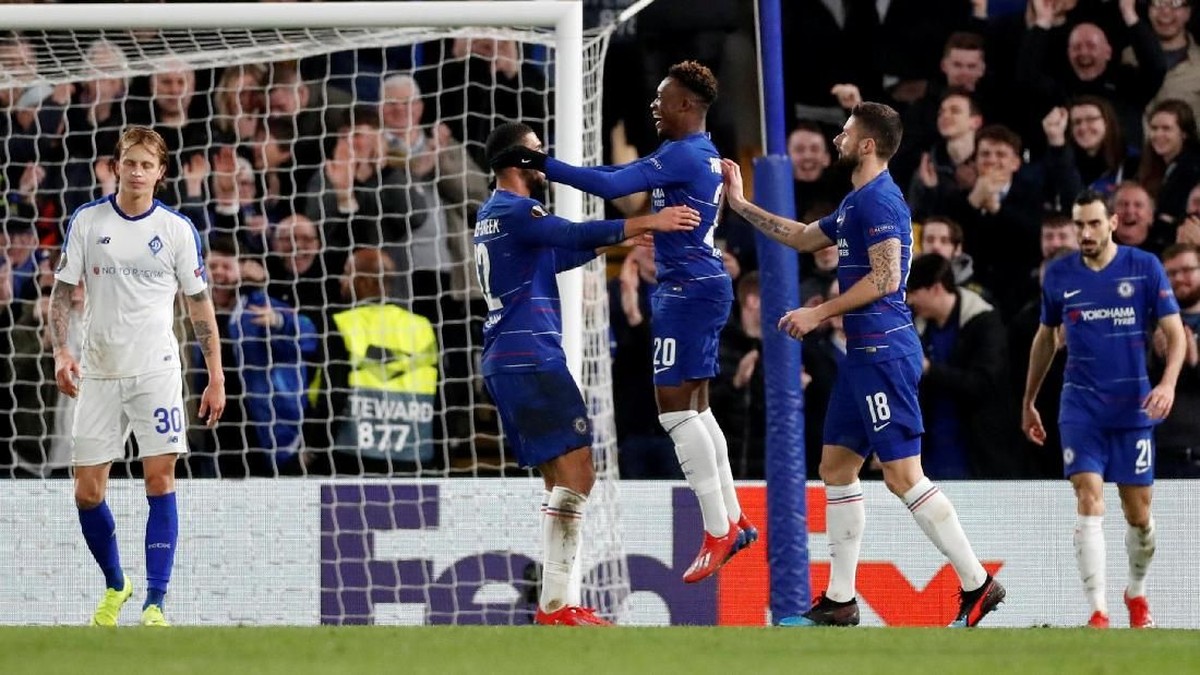 Chelsea hantam Dynamo Kiev tiga gol tanpa balas (Matthew Childs/Reuters)