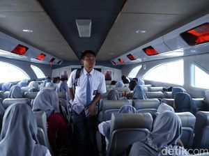 Asyik! Ada Kapal Gratis untuk Pelajar di Pulau Pramuka-Panggang