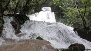 Foto: Eksotisme Air Terjun Perawan di Papua