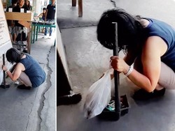 Diberi Makan Gratis, Wanita Ini Bersihkan Restoran Sebagai Rasa Terima Kasih