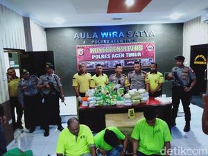 Bandar dan Kurir 28 Kg Sabu Ditangkap di Aceh Timur