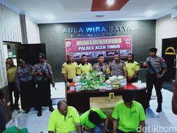 Bandar dan Kurir 28 Kg Sabu Ditangkap di Aceh Timur