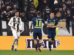 Udinese sempat mencetak gol hiburan lewat Kevin Lasagna pada menit ke-84. Foto: Tullio M. Puglia/Getty Images