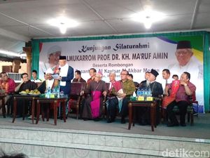 Silaturahmi dengan Pemuka Agama Sumut, Maruf Disambut Lagu O Tano Batak