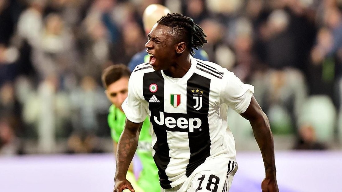 Moise Kean bisa menjadi starter saat Juventus menjamu Ajax Amsterdam. (Foto: Massimo Pinca/Reuters)