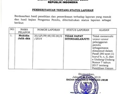 Bawaslu Hentikan Laporan Eggi Sudjana soal Jokowi