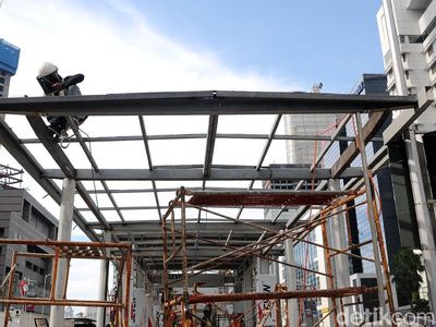 Halte TransJ Bundaran HI Akan Terhubung dengan Stasiun MRT