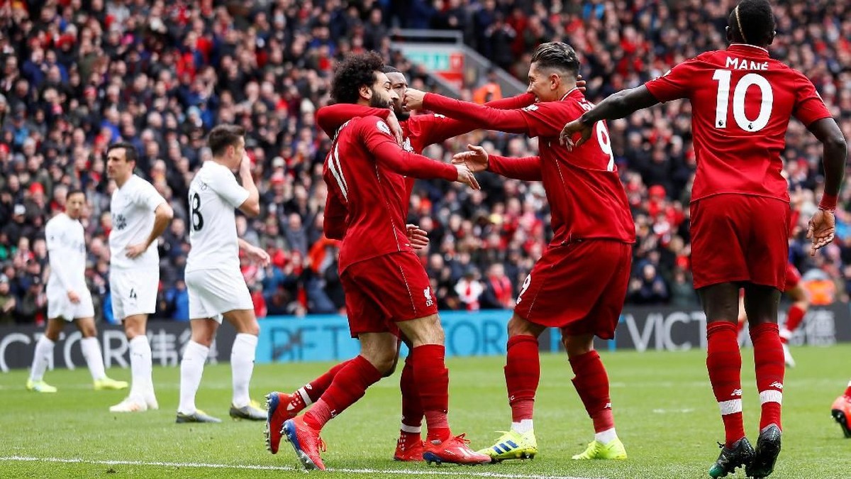 Liverpool menang 4-2 atas Burnley. (Foto: Jason Cairnduff/Action Images via Reuters)
