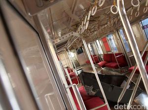KRL Jakarta-Bogor yang Tak Terguling akan Ditarik ke Stasiun Cilebut