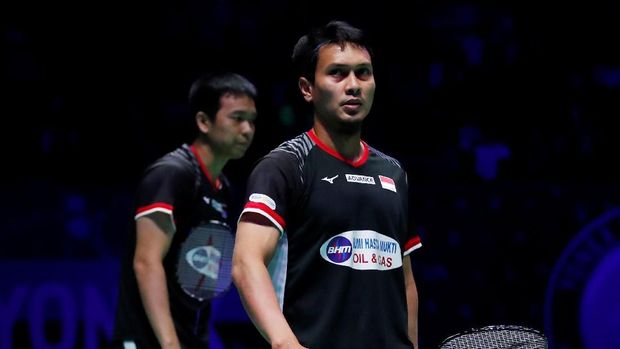 Mohammad Ahsan/Hendra Setiawan berhasil mengatasi kesulitan yang dialami di final All England.