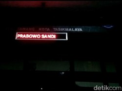 Disdik dan Bawaslu Tasikmalaya Usut Running Text Prabowo Sandi di SD