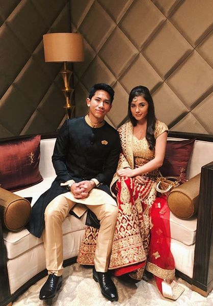 Anisha Isa Kalebic dengan Pangeran Abdul Mateen