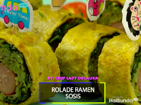 Rolade ramen sosis/