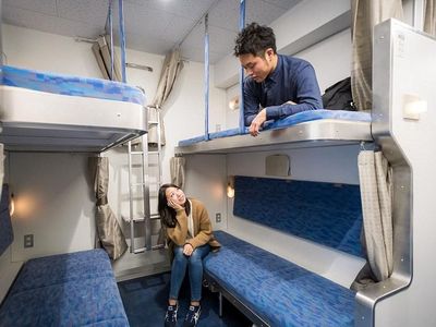 Kreatif! Orang Jepang Sulap Bangkai Kereta Jadi Hotel