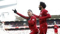 Dua gol dari Sadio Mane dan Roberto Firmino mengantaskan Liverpool menang 4-2. REUTERS/Andrew Yates.