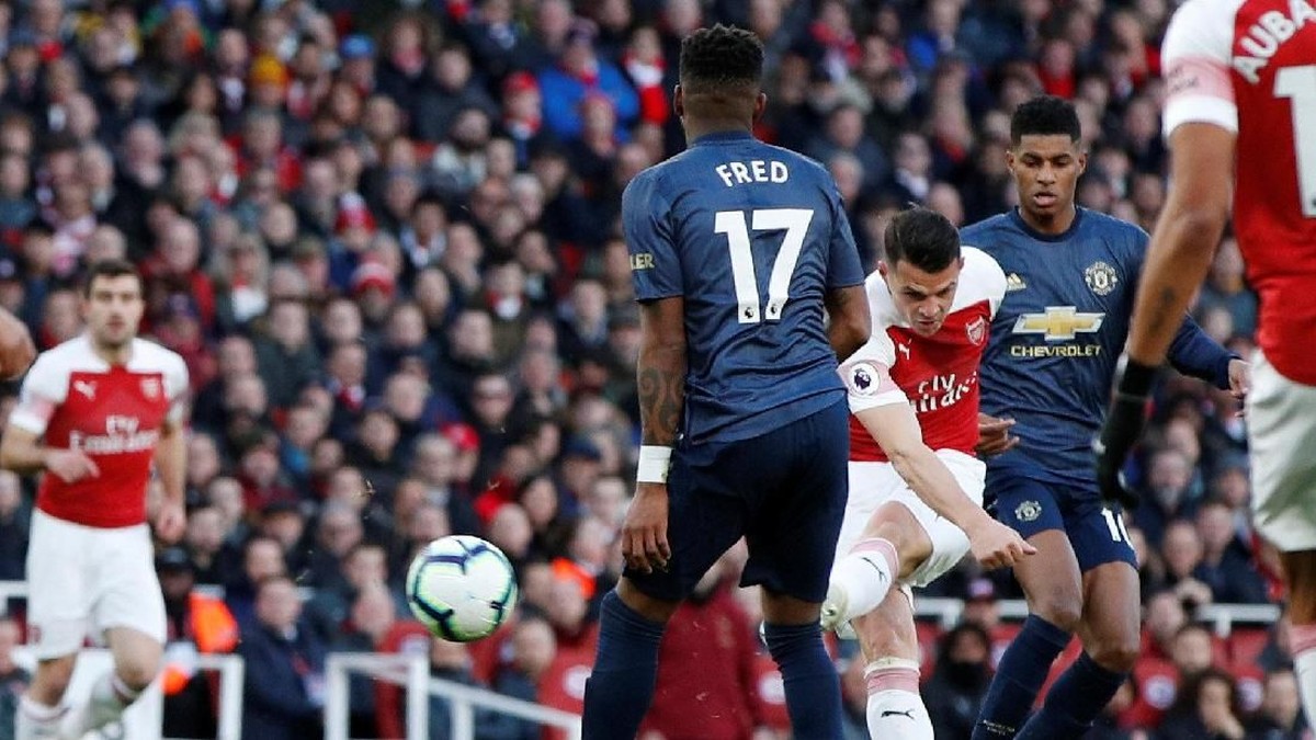 MU masih unggul catatan pertemuan atas Arsenal di Old Trafford. (Foto: John Sibley/Reuters)
