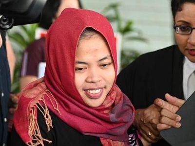 Senyum Cerah Siti Aisyah Usai Bebas dalam Kasus Kim Jong-Nam