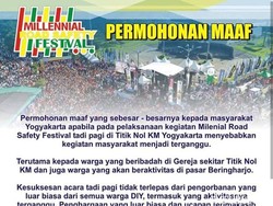 Soal Millennial Road Safety Festival, Polda DIY Minta Maaf