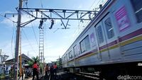 Perbaikan Kabel Listrik Dilakukan di Lokasi Kecelakaan KRL Jakarta-Bogor