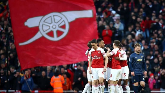 Arsenal menang atas Manchester United. (Foto: Julian Finney/Getty Images) Arsenal menang atas Manchester United. (Foto: Julian Finney/Getty Images)