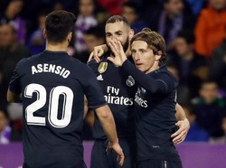 Dalam lanjutan Liga Spanyol, El Real menang 4-1 atas Real Valladolid. REUTERS/Sergio Perez.