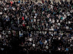 Inter berlaga di kandang mereka, Stadion Giusseppe Meazza saat menghadapi SPAL, Minggu (10/3/2019) malam WIB.