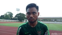 Saddil Ramdani dicoret oleh Shin Tae-yong untuk perhelatan Piala Asia pada Januari tahun lalu. Dia dianggap punya perangai yang buruk. (Foto: Amalia Dwi Septi/detikSport)