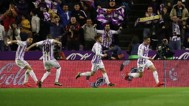 Real Valladolid sempat unggul lebih dulu di babak pertama.