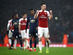 Ramsey Tandai Laga Terakhir Lawan MU dengan Manis Ramsey Tandai Laga Terakhir Lawan MU dengan Manis