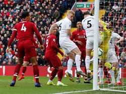 Menjamu Burnley di Anfield, Minggu (10/3/2019) malam WIB, Liverpool dikejutkan gol cepat Burnley lewat Ashley Westwood. REUTERS/Andrew Yates.