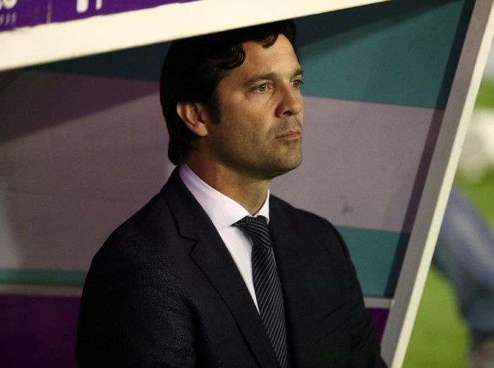 Soccer Football - La Liga Santander - Real Valladolid v Real Madrid - Estadio Jose Zorrilla, Valladolid, Spain - March 10, 2019   Real Madrid coach Santiago Solari before the match    REUTERS/Sergio Perez