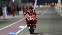 Andrea Dovizioso jadi yang tercepat di MotoGP Qatar.