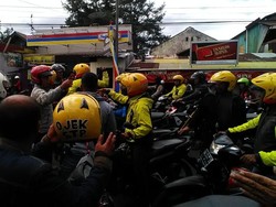 Ojol dan Opang di Wonosobo Ricuh, 1 Orang Luka