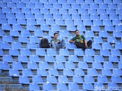 Jelang Persib Vs Perseru, Stadion SI Jalak Harupat Lengang
