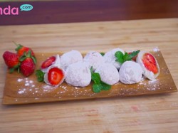 Resep Mochi Strawberry, Dessert Kenyal Manis Segar di Mulut
