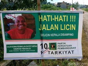 Ragam APK Unik nan Nyeleneh Para Caleg di Trenggalek