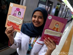 Aksi Srikandi Cantik Kampanye Pelecehan Seksual di KRL