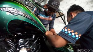 Bengkel Harley Dondi Pernah Servis Moge Gibran
