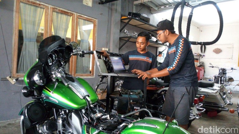 Bengkel Harley Di Semarang Ini Pernah Tangani Motor Gibran