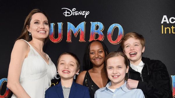 Angelina Jolie Ajak Anak-anaknya di Premiere Dumbo