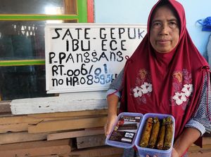 Sulap Tongkol Jadi Sate Gepuk, Ece Bisa Untung Rp 200.000/Hari