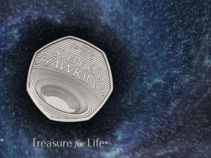 Begini Wujud Koin Stephen Hawking yang Dijual Jutaan Rupiah