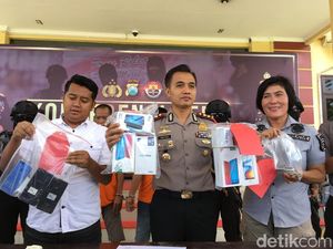 Komplotan Pencuri Ponsel Beraksi di Jatim dan Jateng Diringkus