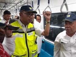 Giliran Menteri PUPR Jajal MRT Jakarta