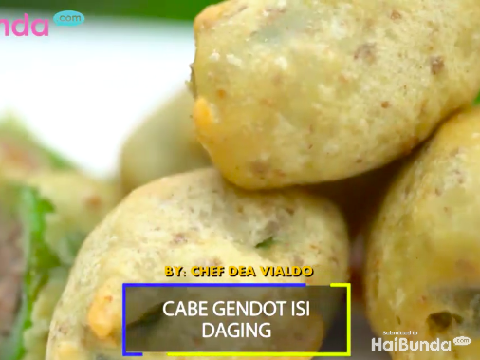Cabe gendot isi daging/ 