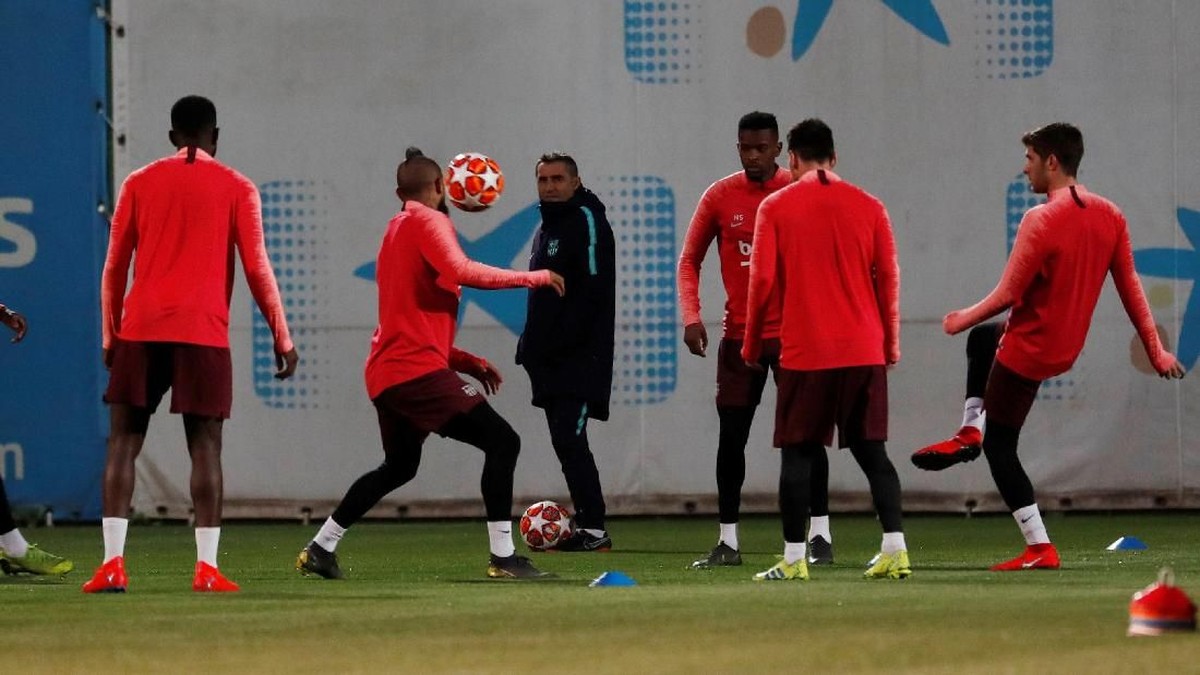 Barcelona jadi satu-satunya wakil Spanyol yang masih punya peluang lolos ke perempatfinal Liga Champions (Foto: Susana Vera/Reuters)