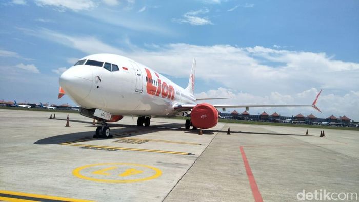 Foto: Pesawat Lion Air Boeing 737 Max 8 dikandangkan di Ngurah Rai (dok. Otban Wil 4 Bali Nusra) Foto: Pesawat Lion Air Boeing 737 Max 8 dikandangkan di Ngurah Rai (dok. Otban Wil 4 Bali Nusra)