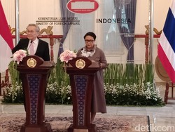 Menlu Thailand Temui Retno di Jakarta, Bahas Penyelesaian Konflik Rohingya