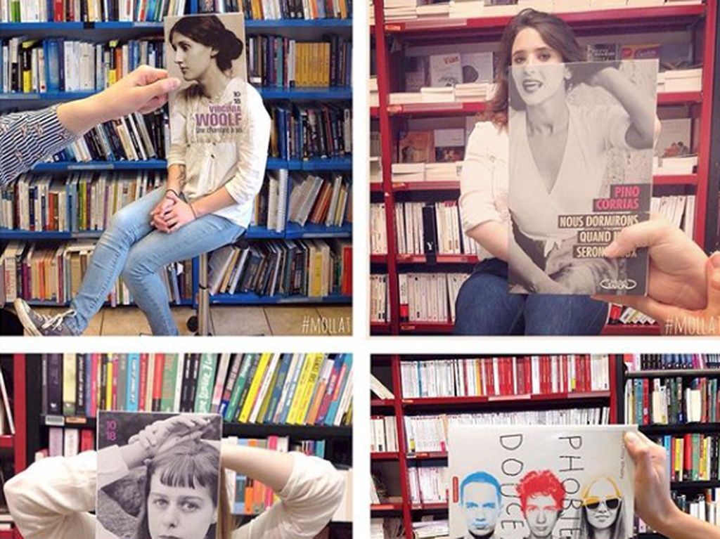 Viral! Foto Keren dari Penjaga Toko Buku di Prancis